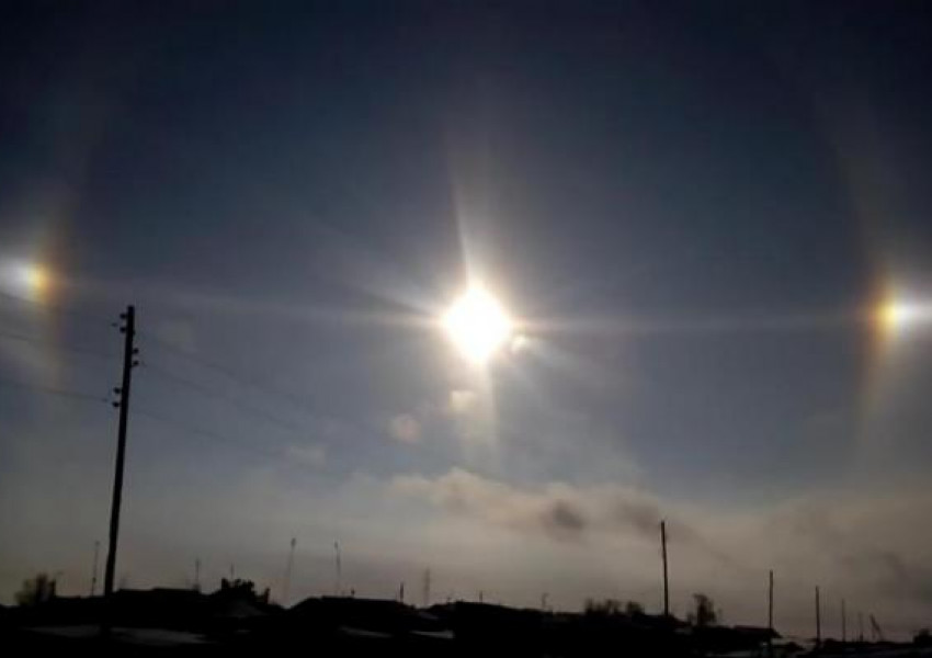 Заснеха уникален природен феномен в небето над Русия (СНИМКА)