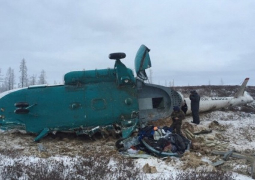 Хеликоптер се разби в Сибир, 19 души загинаха