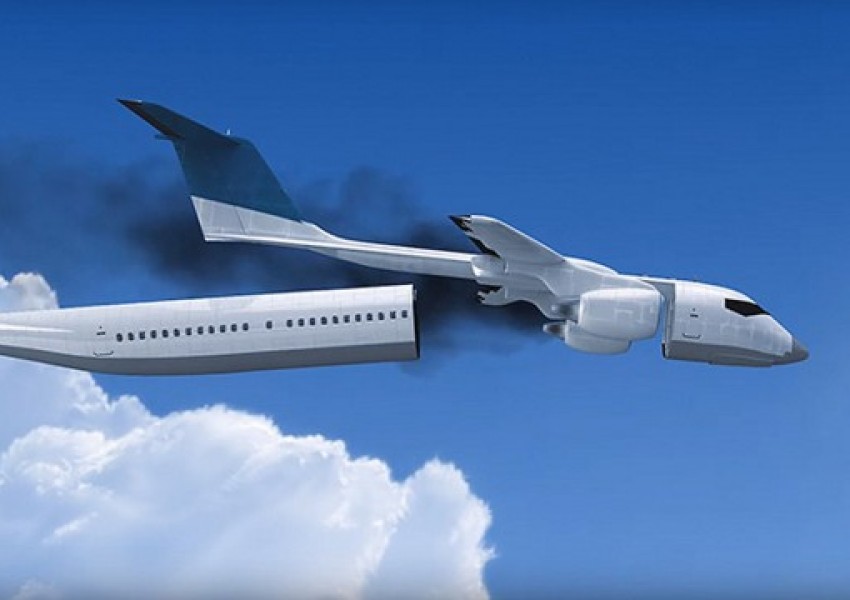 Самолет се разглобява във въздуха, за да спаси пътниците (ВИДЕО)