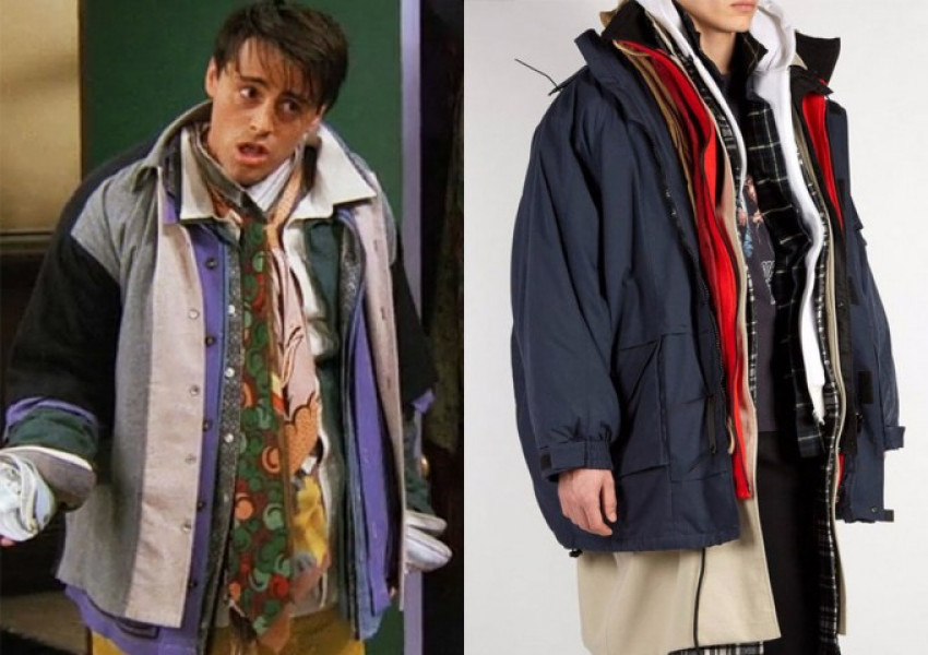Навлеченият Джоуи от "Приятели" вдъхнови палто на Balenciaga за 9 хил. долара