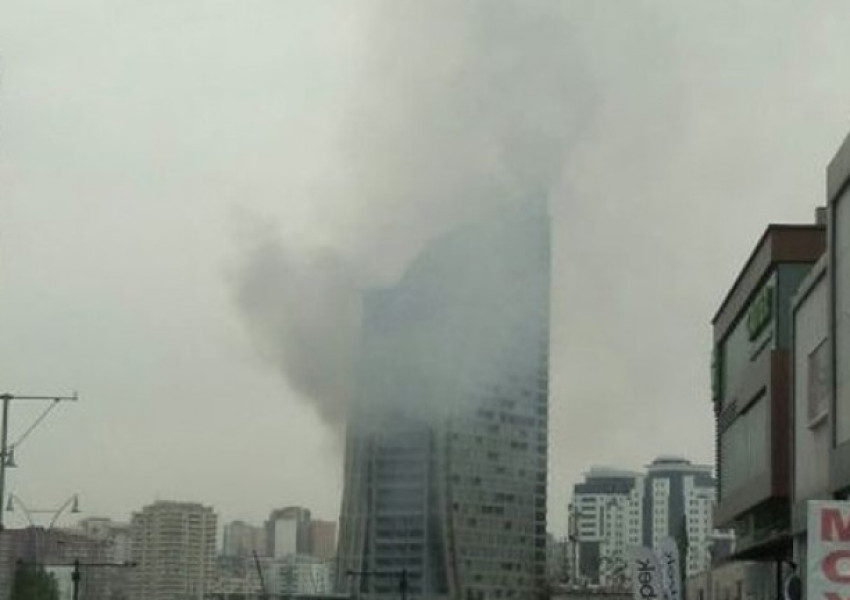 Пожар в "Тръмп тауър" в Баку