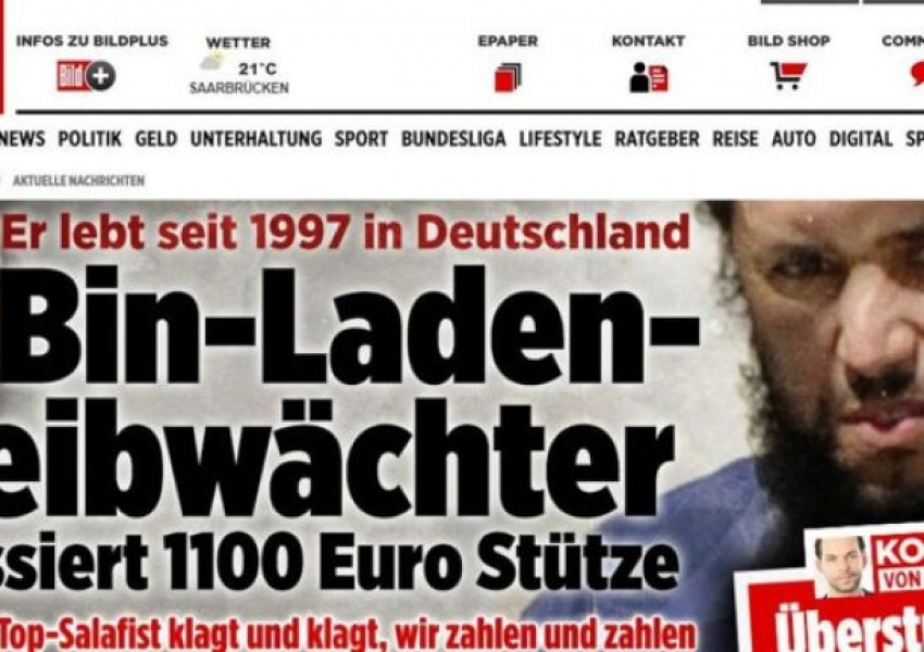 Телохранител на Бин Ладен на социални помощи в Германия