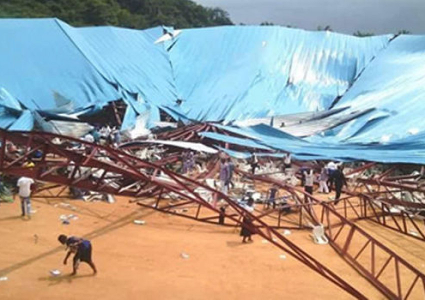 160 души загинаха при срутване на покрив на църква в Нигерия