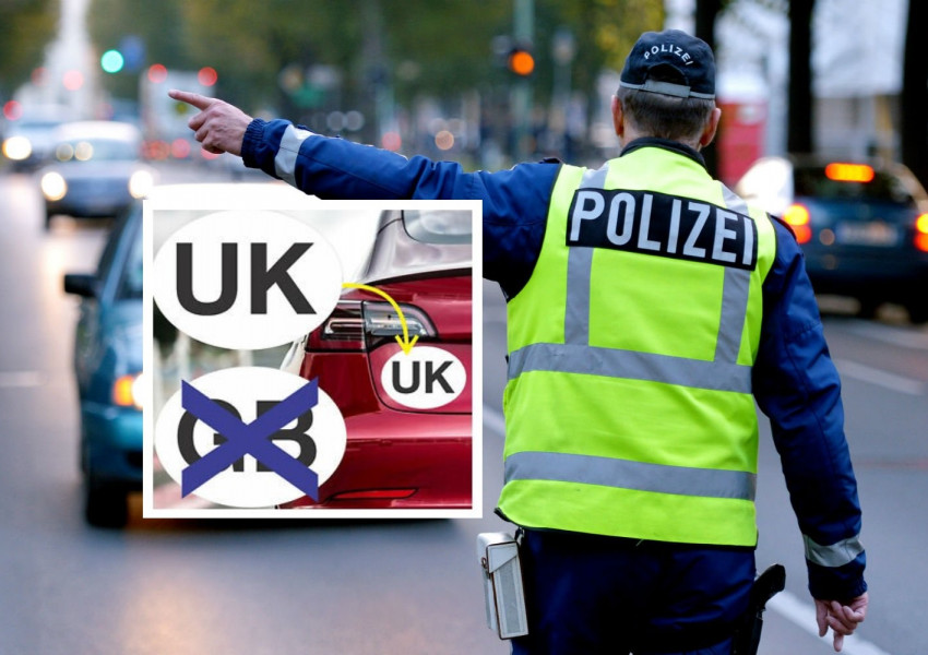 Стикерът или магнитa ''UK'' при шофиране в Европа става задължителен!