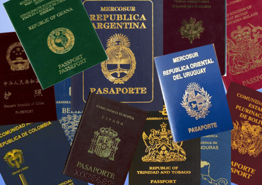 Защо международните паспорти в света са само 4 цвята