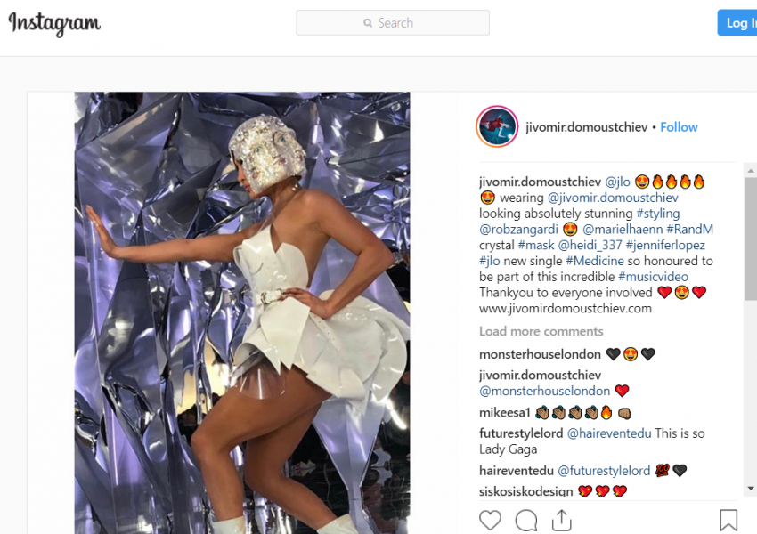 Джей Ло с рокля на българин в новия си клип (СНИМКА+ВИДЕО)