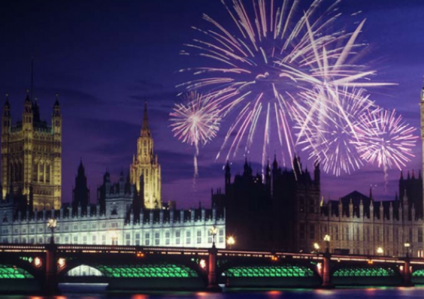Как Лондон посрещна Новата година?
