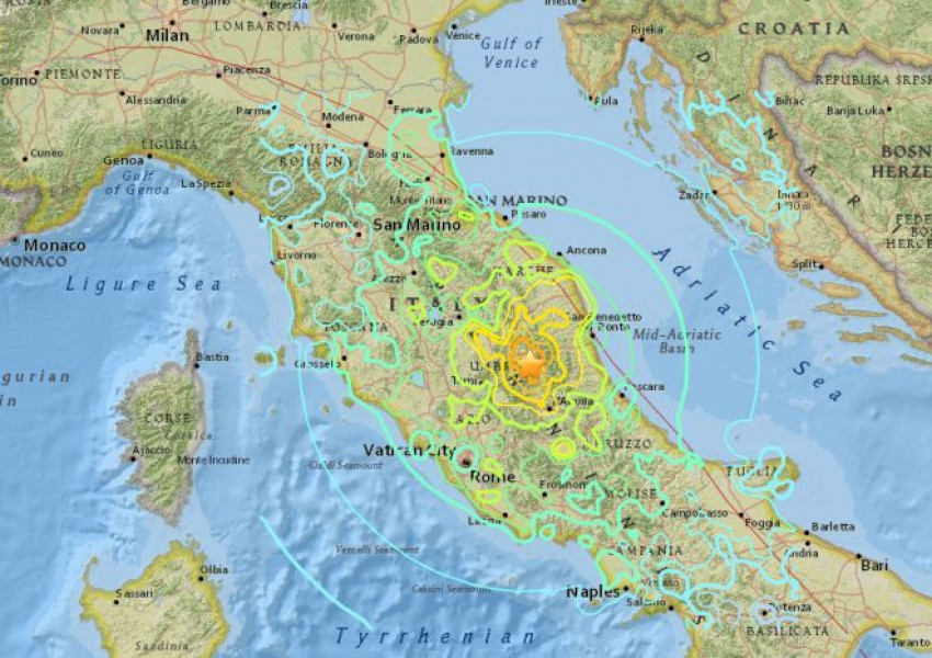 Мощно земетресение удари Италия