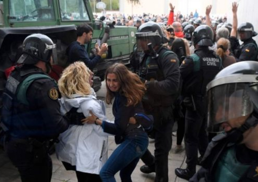 Сцени на насилие в Каталуния заради вота за независимост