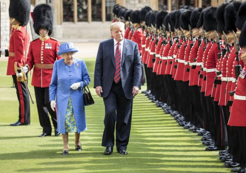 Тръмп излъгал за някои неща за срещата си с Кралицата