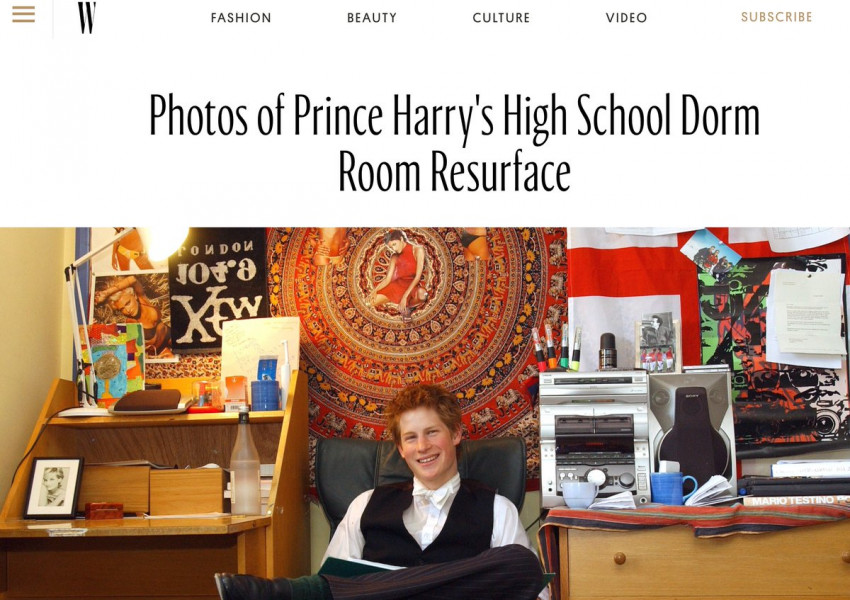 Принц Хари на 18! Плакати на голи жени по стените и типичният студент