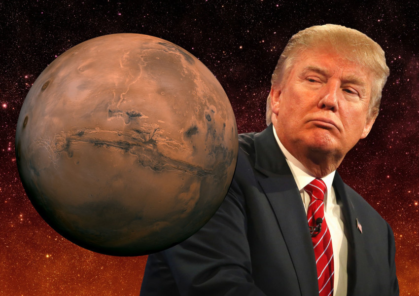 Доналд Тръмп: Луната е част от Марс!