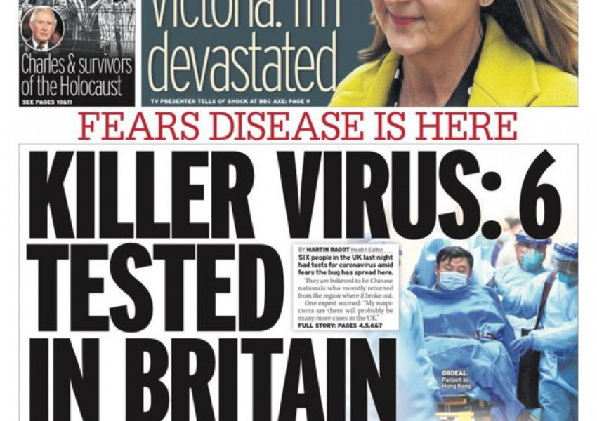 Британското правителство на нокти заради опасния китайски вирус