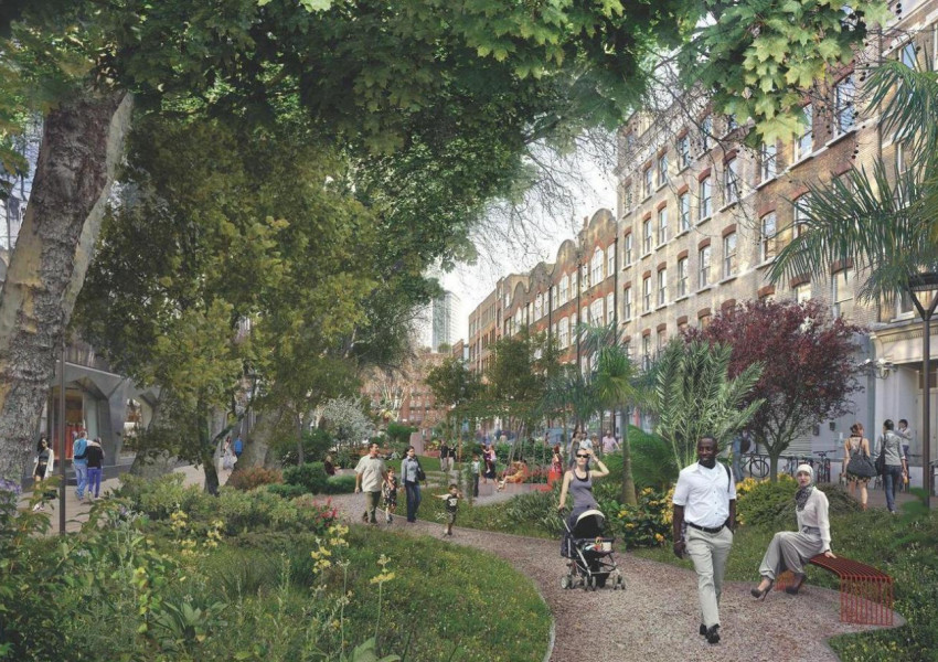 Градят нов парк в сърцето на Лондон