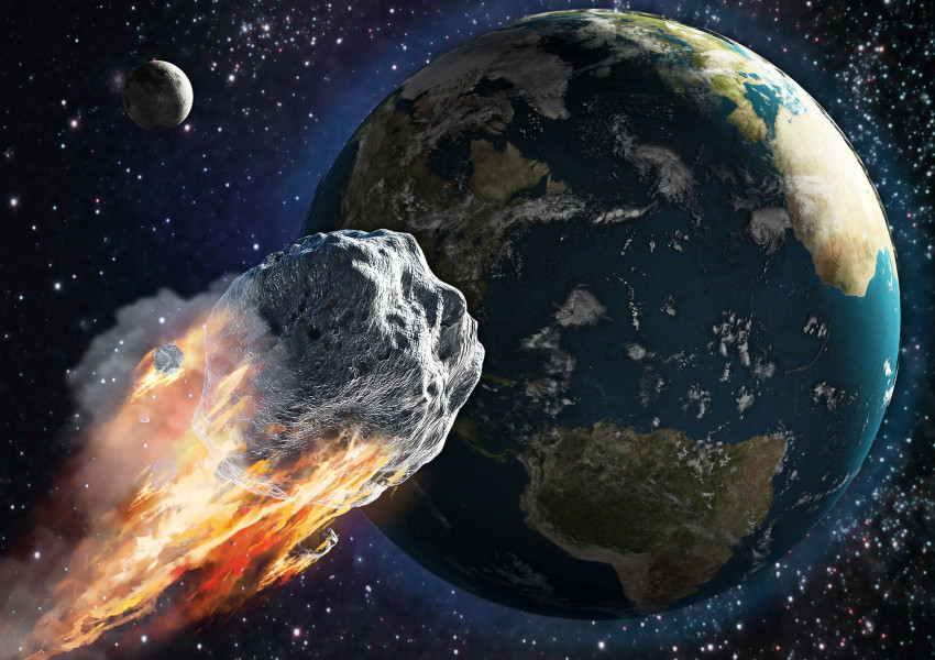 Астероид ще се разбие днес на Земята.