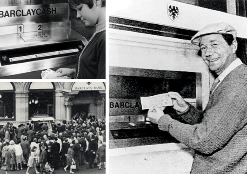 Вижте първият банкомат в света!