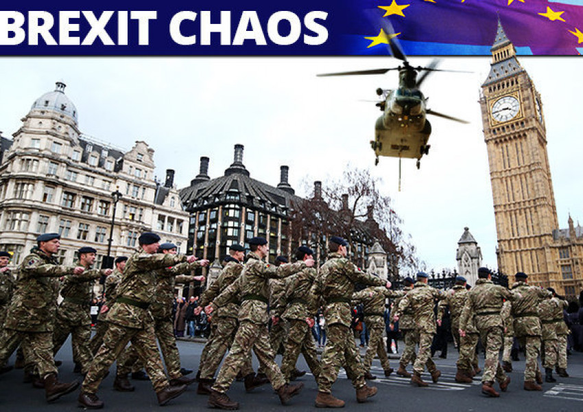 "Дейли Стар": Готви се военно положение ако няма сделка за "Брекзит"
