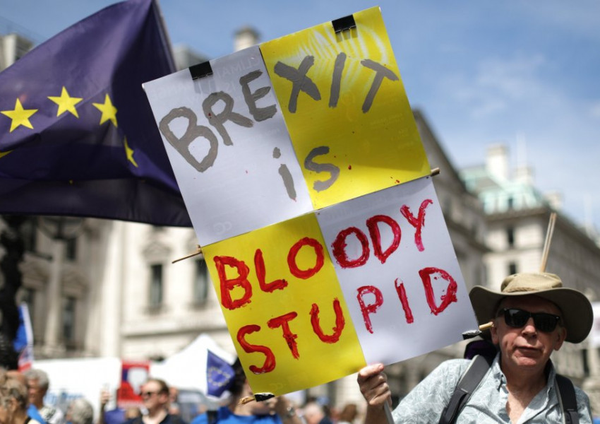 100 хиляди на "Анти-Брекзит" протест в Лондон (ВИДЕО + СНИМКИ)