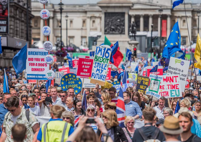 Мащабен анти-"Брекзит" протест ще се проведе до дни