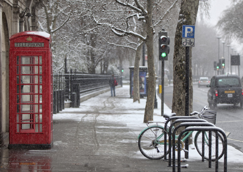 Сняг се задава към Лондон!