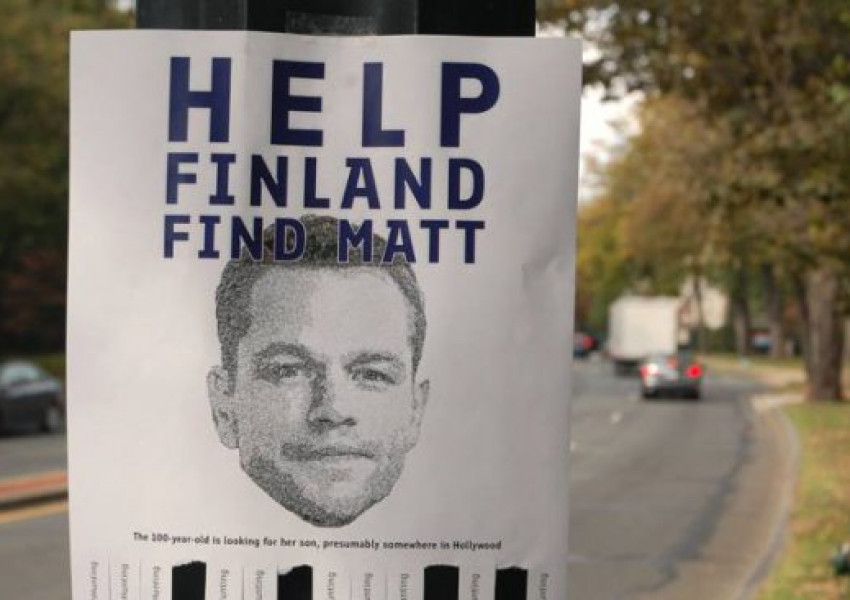 Финландия обяви за издирване Мат Деймън (СНИМКА)