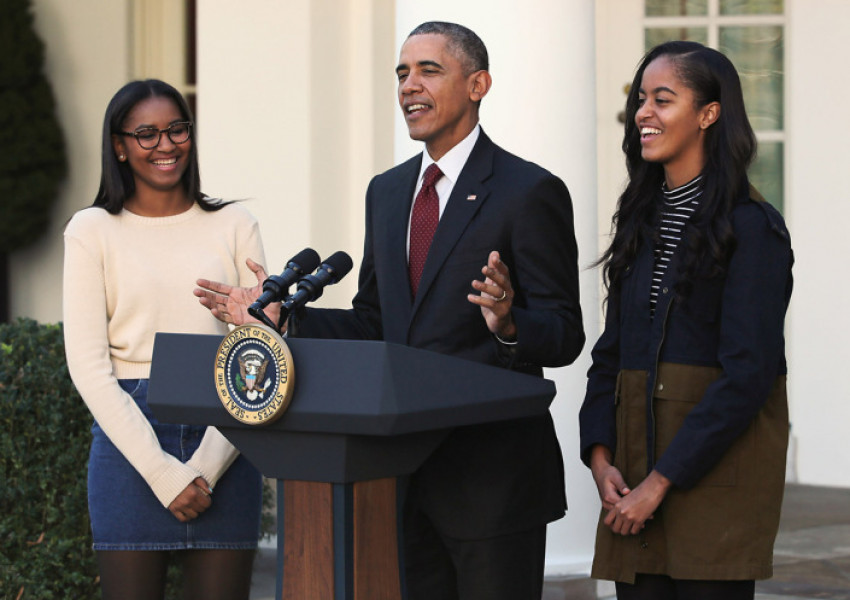 Мъдрите думи на Обама към дъщерите му след победата на Тръмп