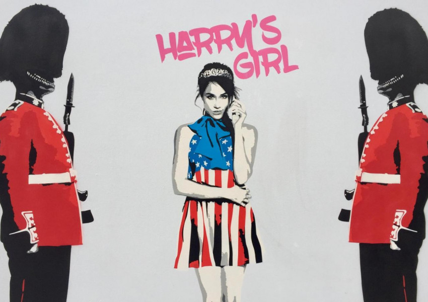 Рисуват графити в чест на новото гадже на принц Хари