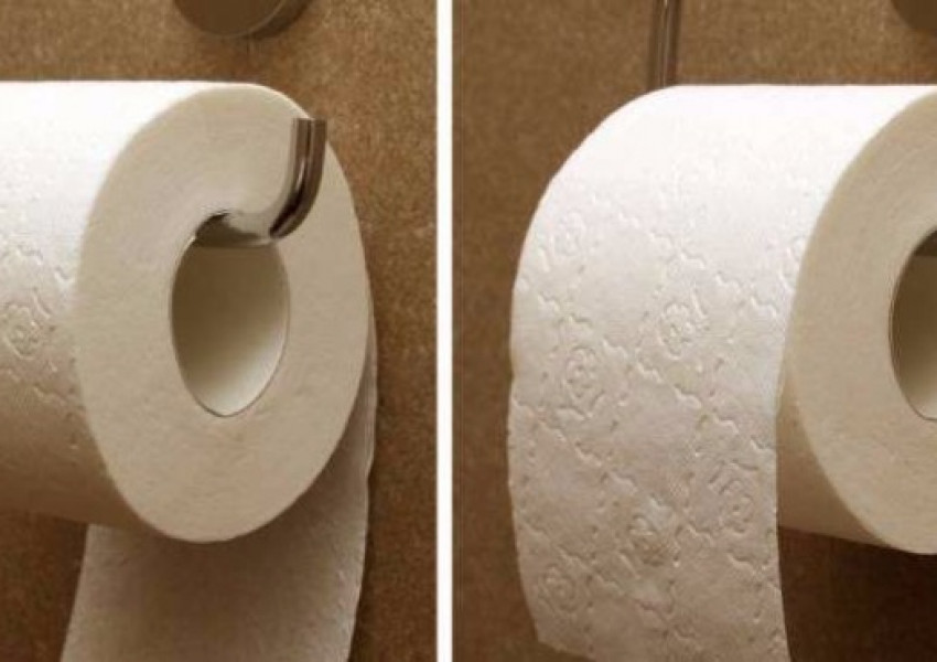 Тоалетната хартия - отгоре или отдолу?