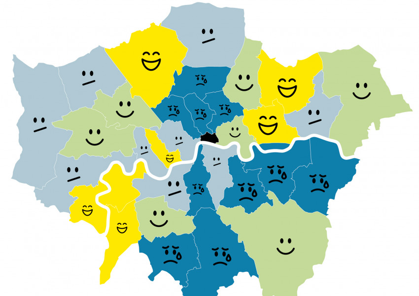 Ето кои са най-щастливите и най-нещастните квартали в Лондон (СНИМКА)