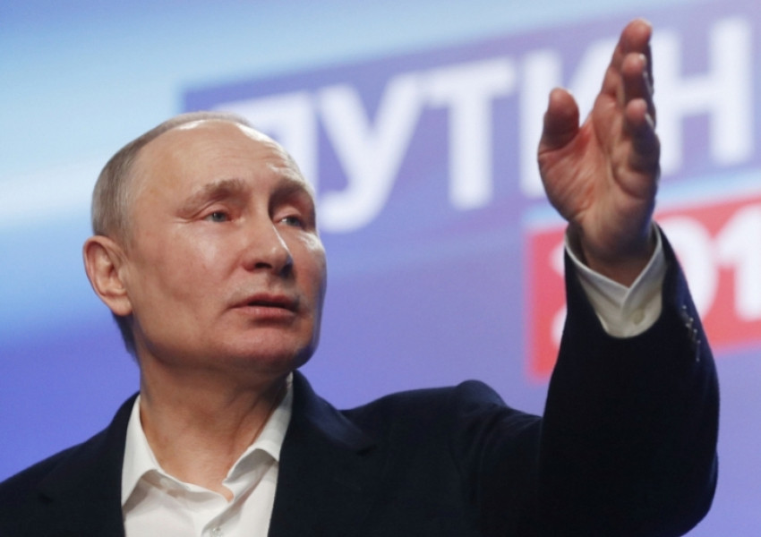Владимир Путин печели президентските избори с рекорден резултат