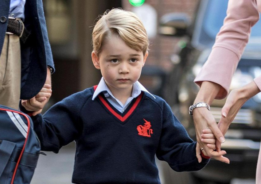 На принц Джордж вече му писнало да ходи на училище