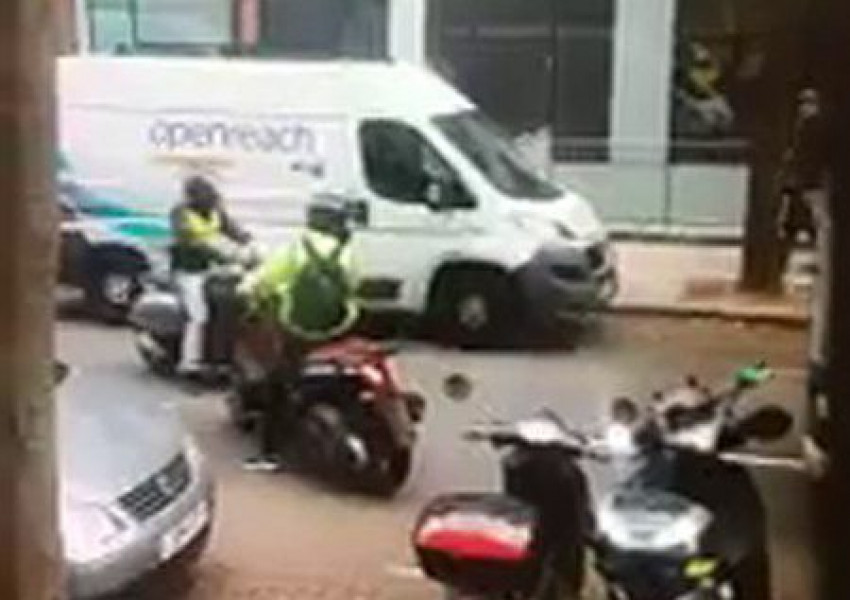 Шофьор на камион спря банда от моторджии-крадци (ВИДЕО)