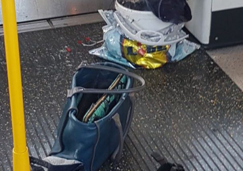 Ето я чантата, взривила се в метрото