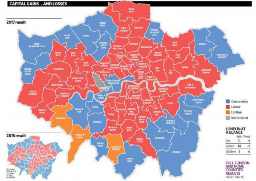 Ето как гласува Лондон!