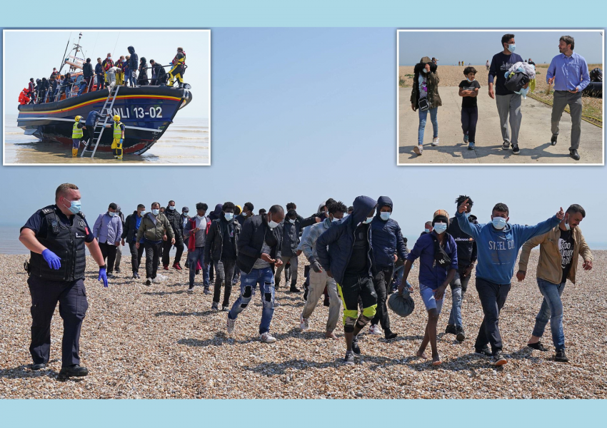 Стотици бежанци прекосиха Ламанша и се добраха до Великобритания!