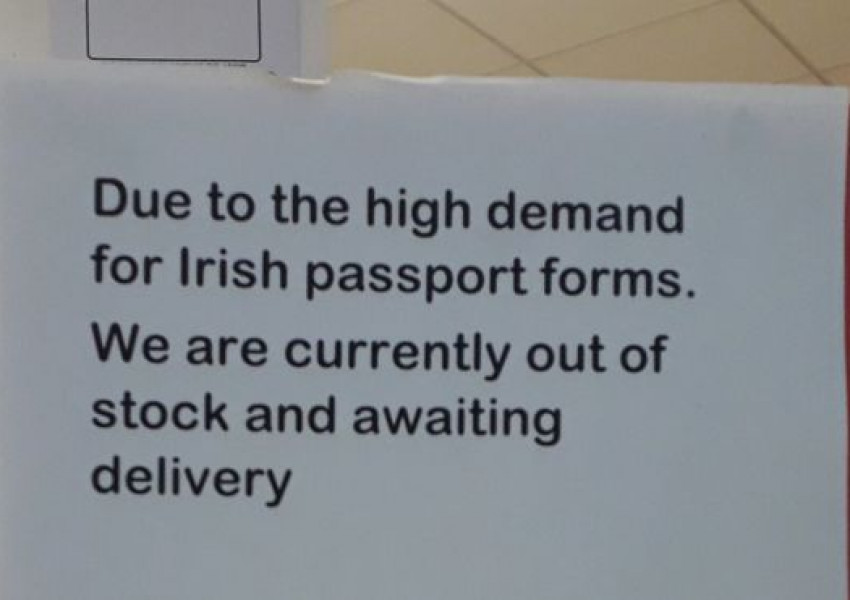 Поради огромен интерес: свършиха се ирландските паспорти!