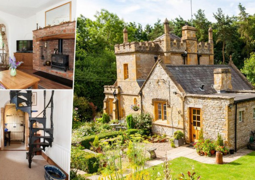 Най-малкият замък във Великобритания се продава за £550,000 (СНИМКИ)