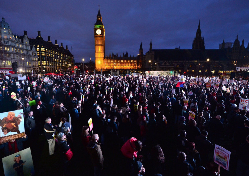 Протест блокира Лондон
