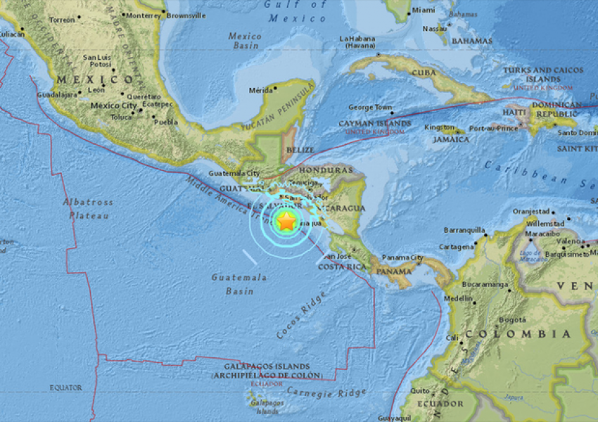 Мощно земетресение удари Салвадор