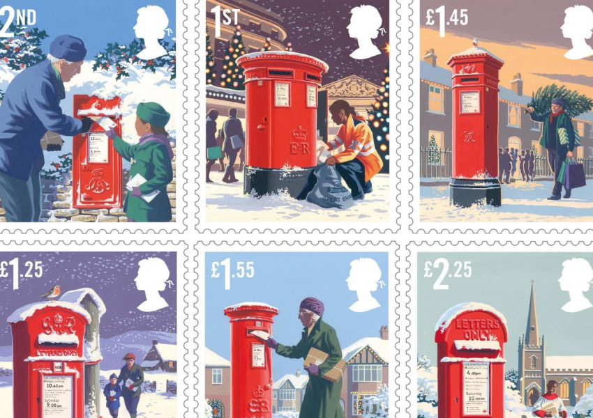 Изпратете картичка на близките си за Коледа с новите празнични марки на Royal Mail (СНИМКИ)