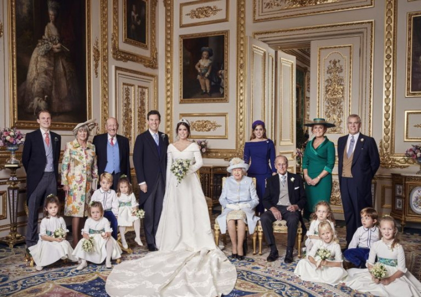 Първи официални снимки от сватбата на принцеса Юджини