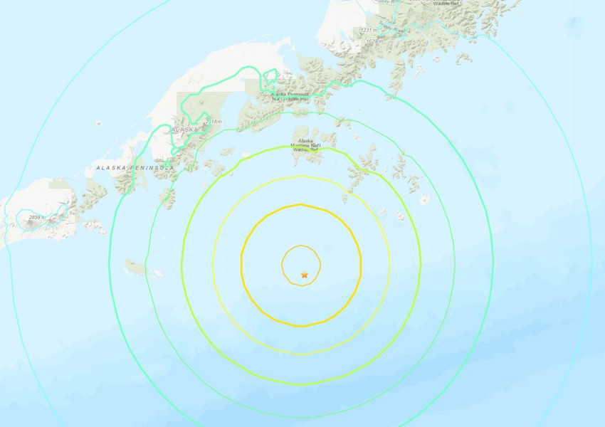 Предупреждение за цунами в САЩ е издадено след мощно земетресение в Аляска