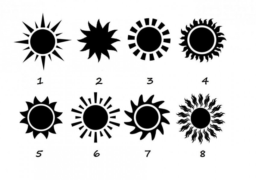 Тест: Слънцето, което изберете, ще разкрие черти на вашия характер