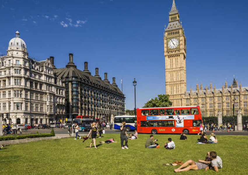Лондон е най-горещото място в Европа тази седмица