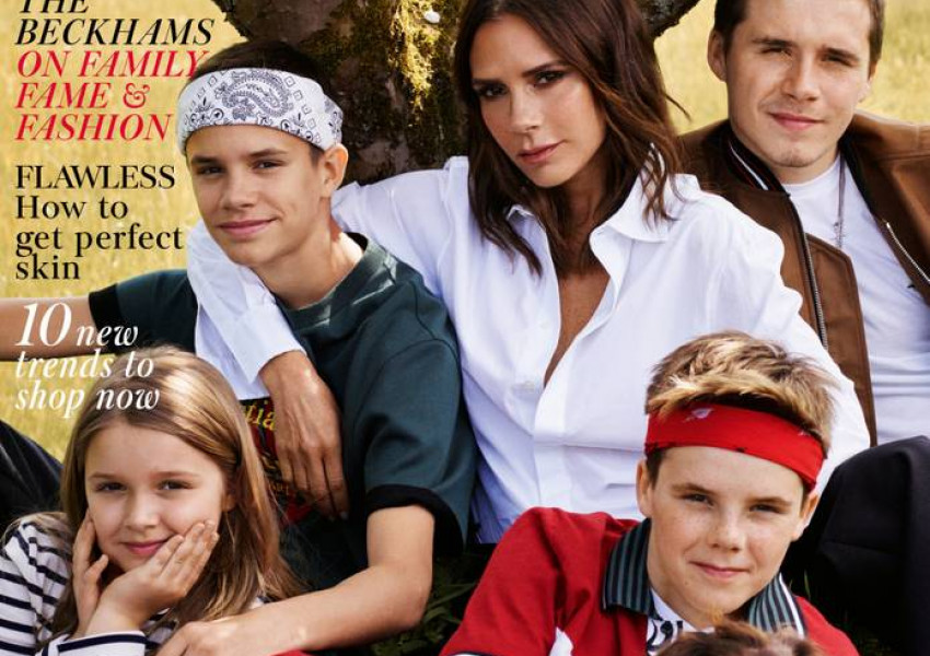 Family portrait: Виктория & децата за Vogue