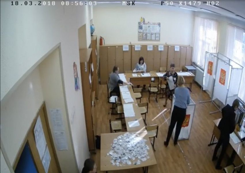 Видео разкрива колко "честен" е вотът в Русия