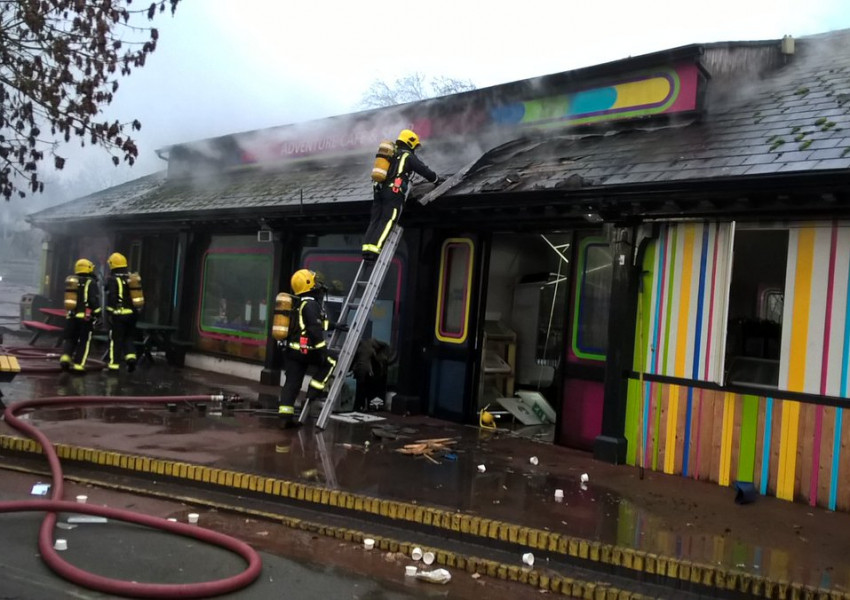 Огромен пожар избухна в лондонския зоопарк
