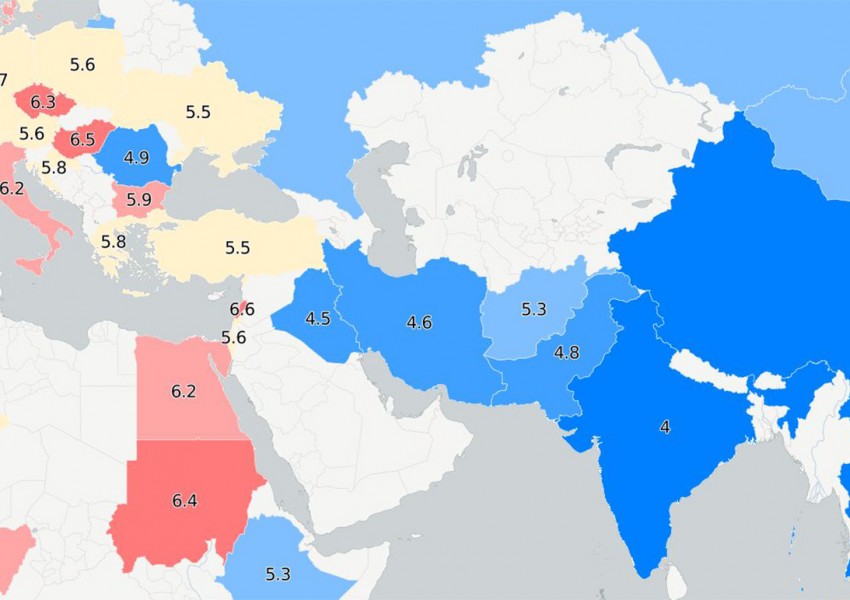 В кои страни мъжете са най-надарени (КАРТА)