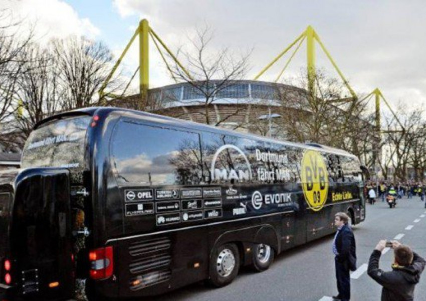 Експлозия до автобуса на Борусия Дортмунд