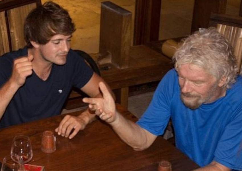 Ричард Брансън се скри под земята от урагана "Ирма"